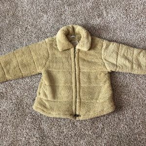 Tan Sherpa Coat - Size Large